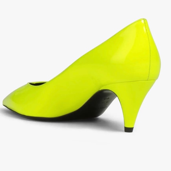 Neon Yellow Kiki Pumps - Picture 3 of 6